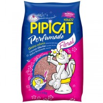 Areia Sanitaria Felina Pipicat Floral - 4 kg